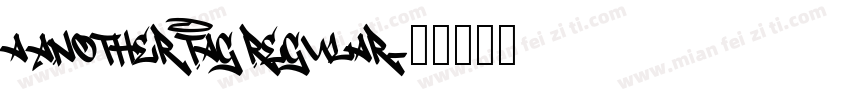 a Another Tag Regular字体转换